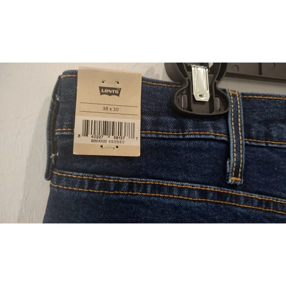 Levi’s 514 Straight Fit Dark Wash Jeans Men’s Size 38x30 Denim Pants